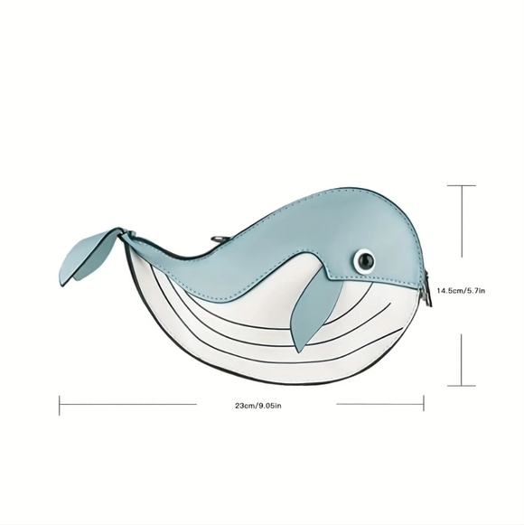 Blue Whale Crossbody Bag - Picture 6 of 6